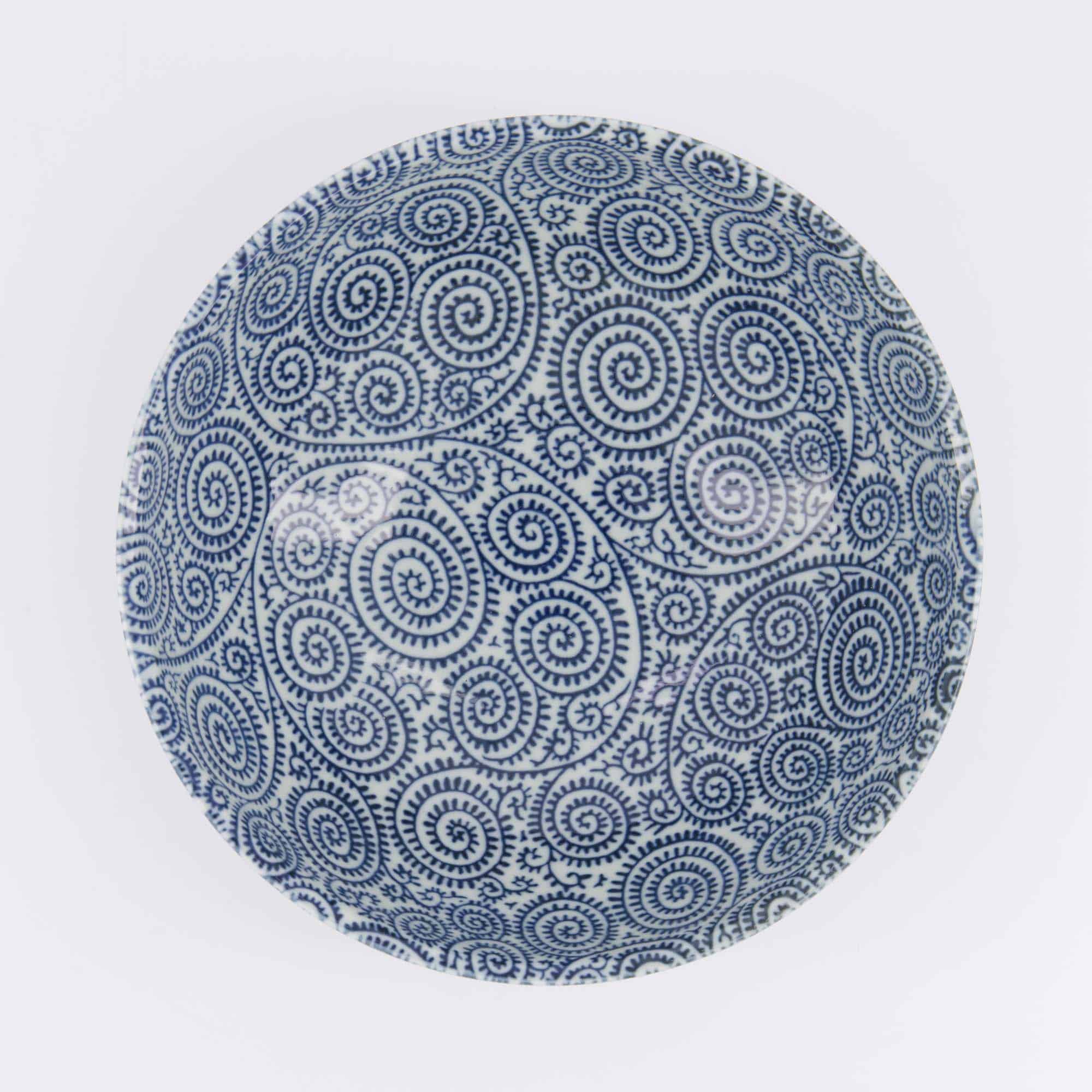 Tokyo Design Studio - Yamahida - Blue - Bol - à - Ramen - Kosome - Tako - Karakusa – 21.3 x 8.2 cm – 1450 ml – Image 4